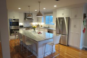 Shiloh Cabinets in Polar white bead inset