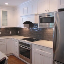 Cooking area is very spacious.